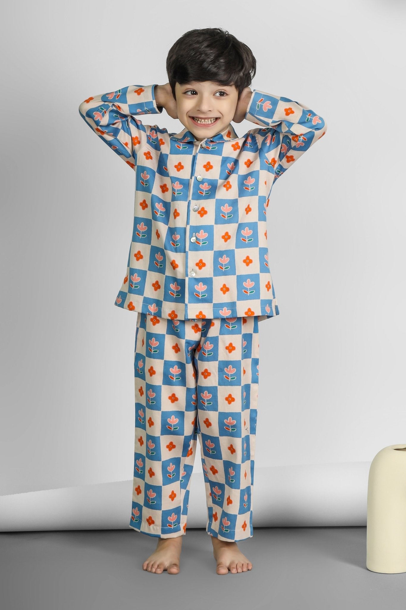 Daisy Bloom Pyjama Set - Love The Pink Elephant