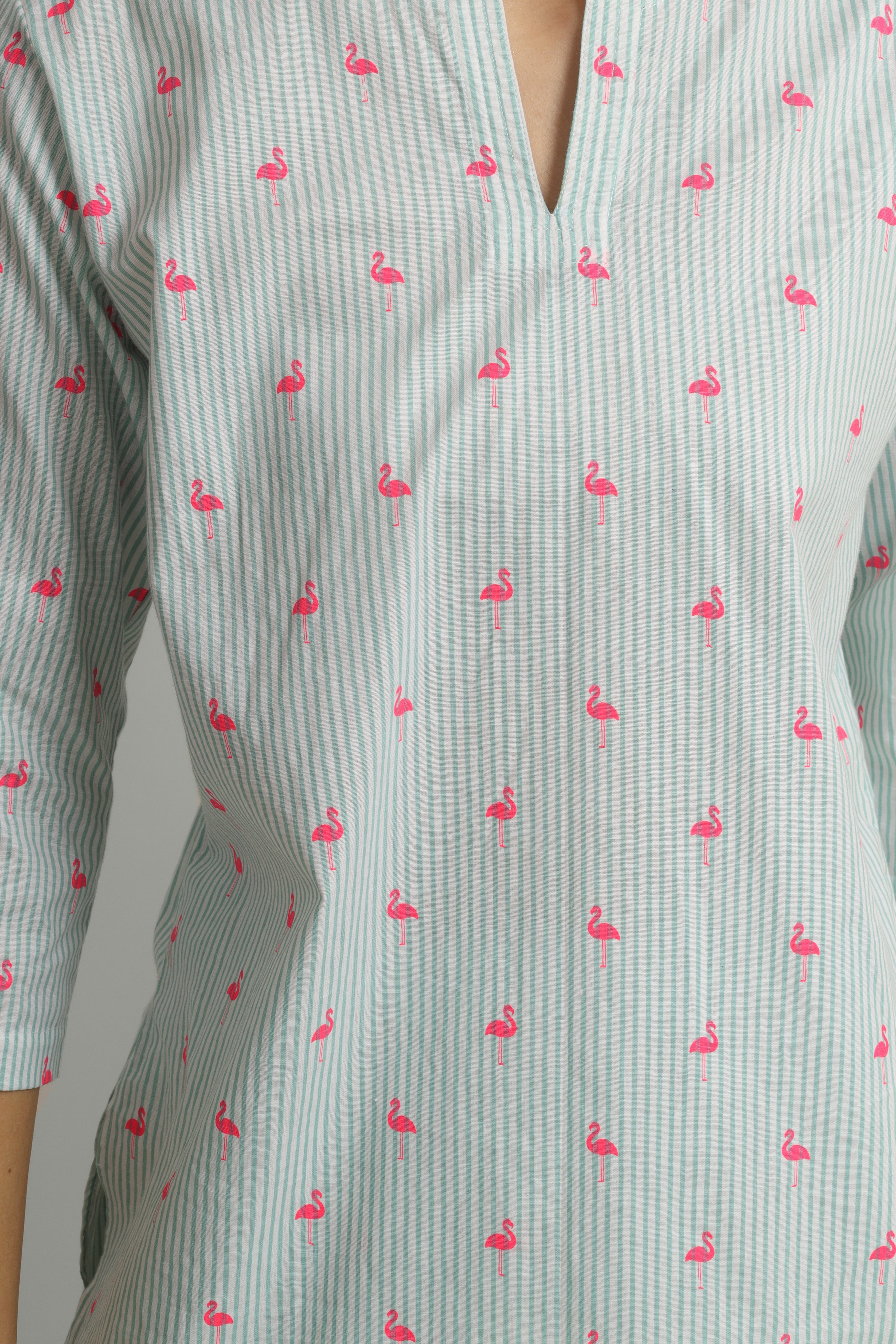 Flamingo Garden Shorts Set - Love The Pink Elephant