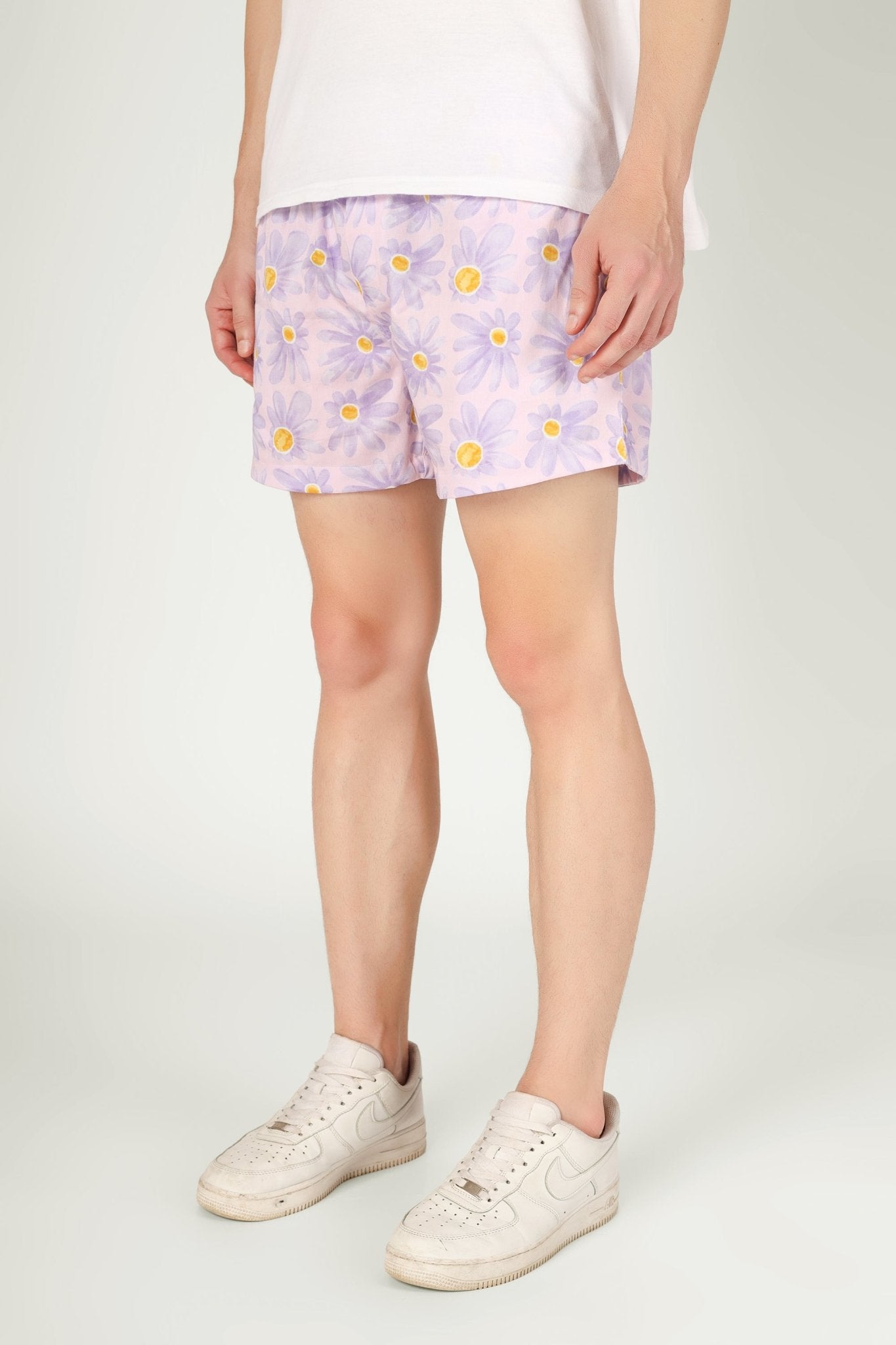 Button Daisy Shorts - Love The Pink Elephant