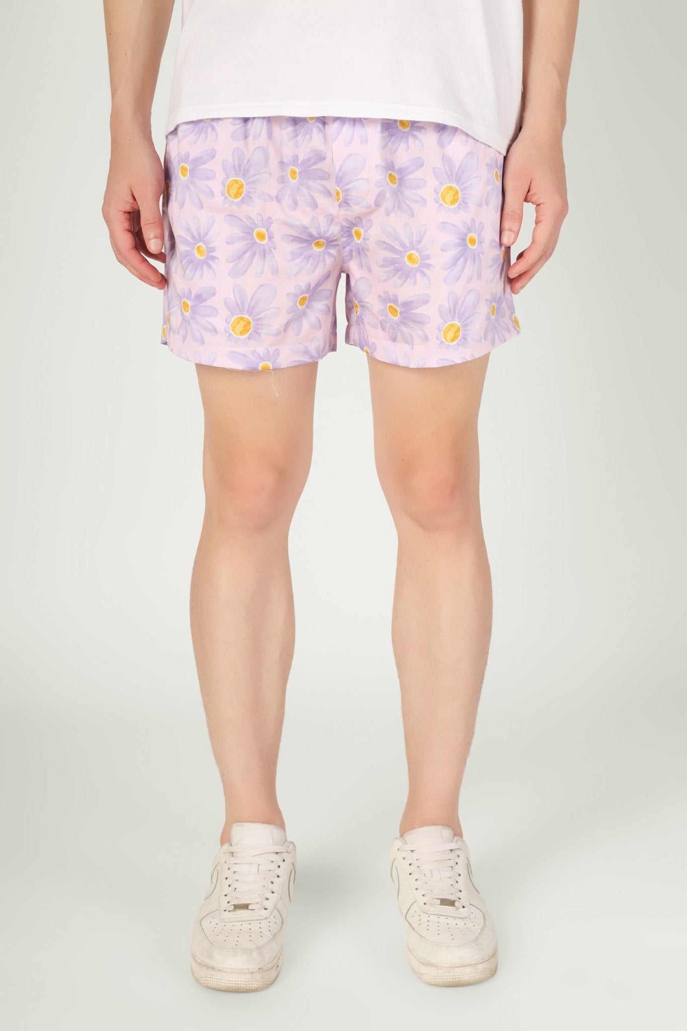 Button Daisy Shorts - Love The Pink Elephant