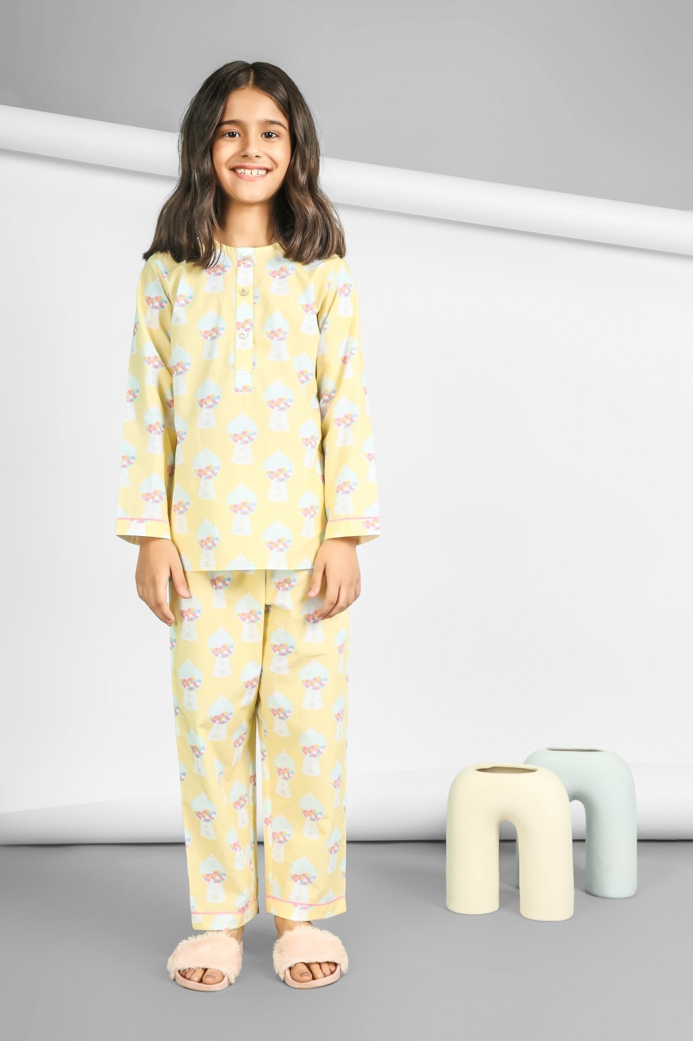 Gumball Machine Pyjama Set - -Love The Pink Elephant