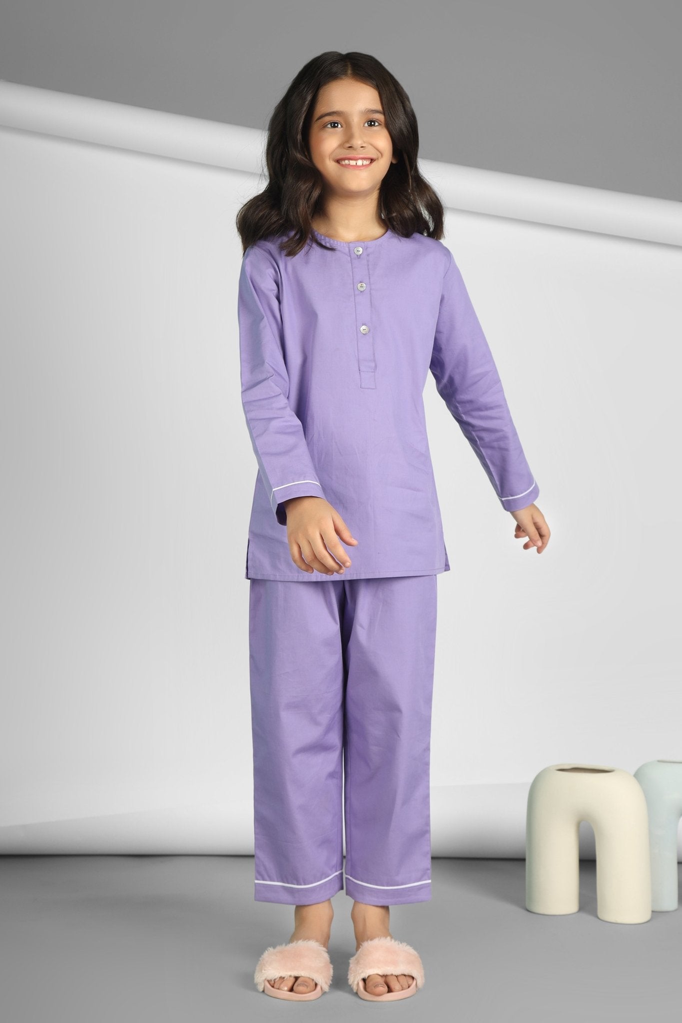 Lavender Secret Pyjama Set - -Love The Pink Elephant