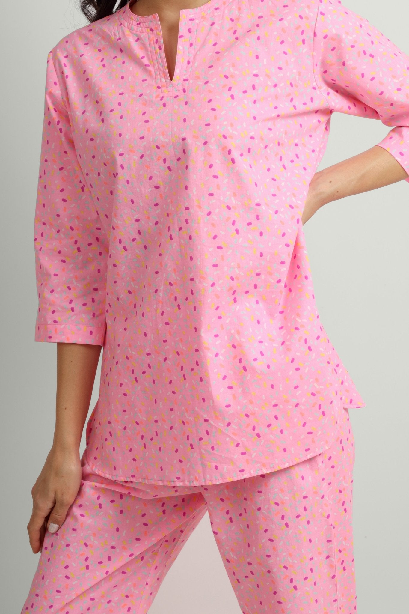 Nature Splash Pyjama Set - Love The Pink Elephant