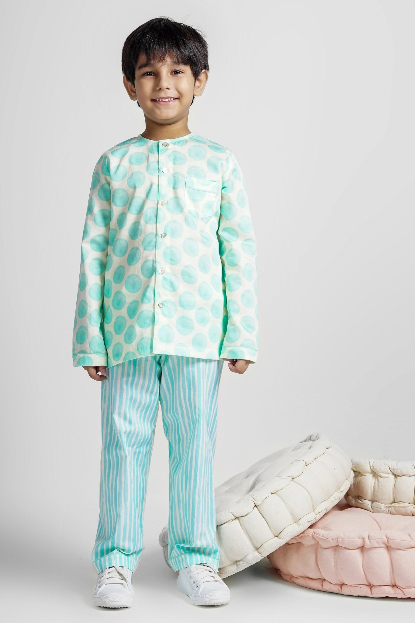 Paint Blast Pyjama Set - Love The Pink Elephant