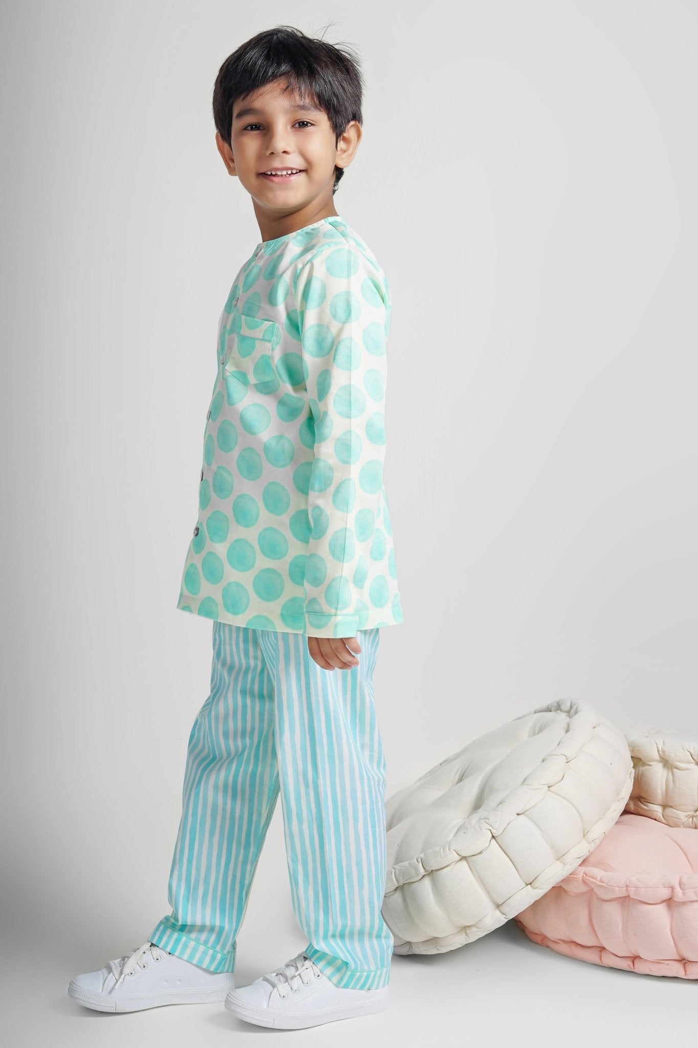 Paint Blast Pyjama Set - Love The Pink Elephant