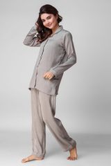 Grey Love Pyjama Set - Love The Pink Elephant