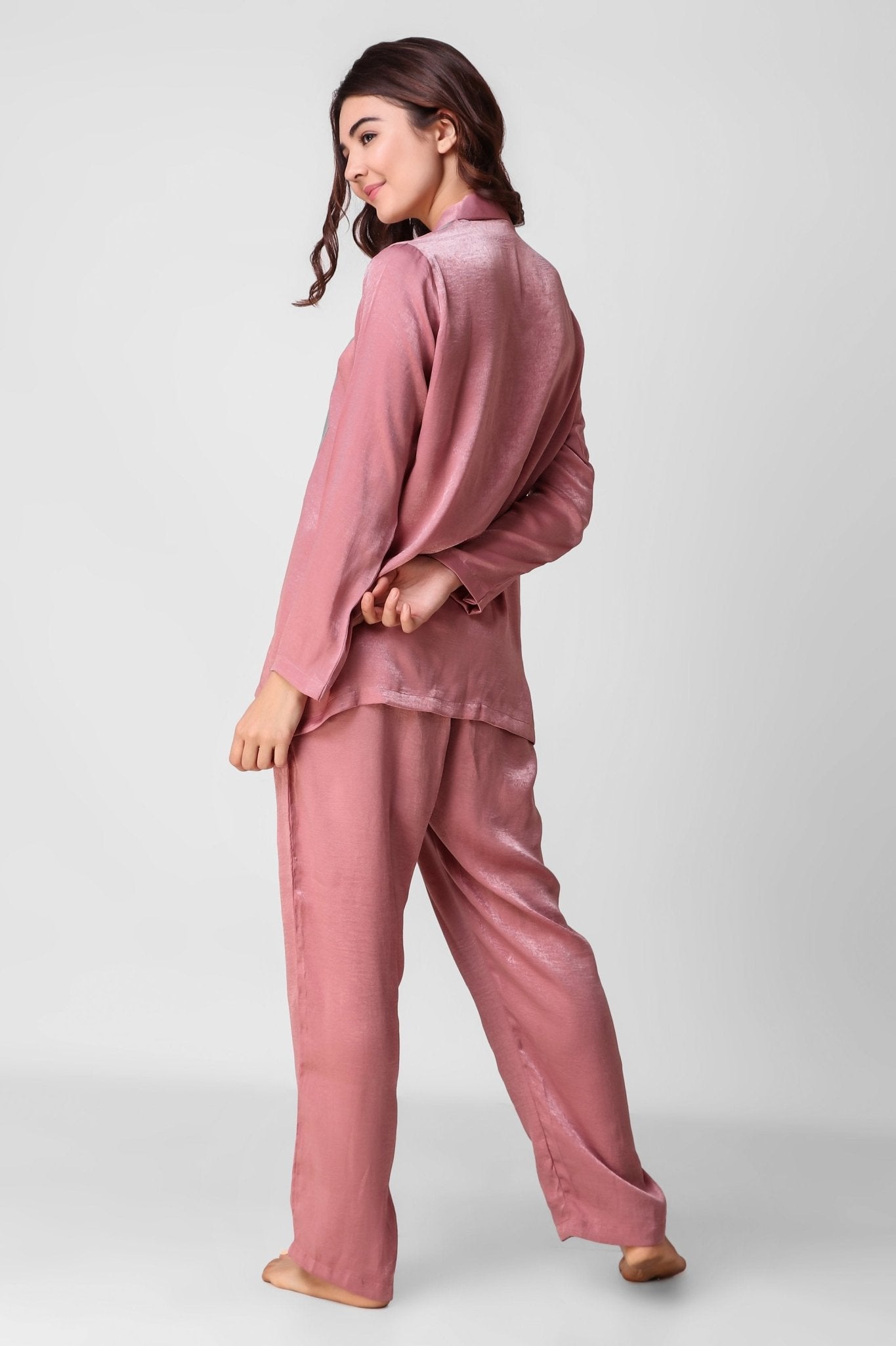 Pink Stripy Full Jammies Set - Love The Pink Elephant